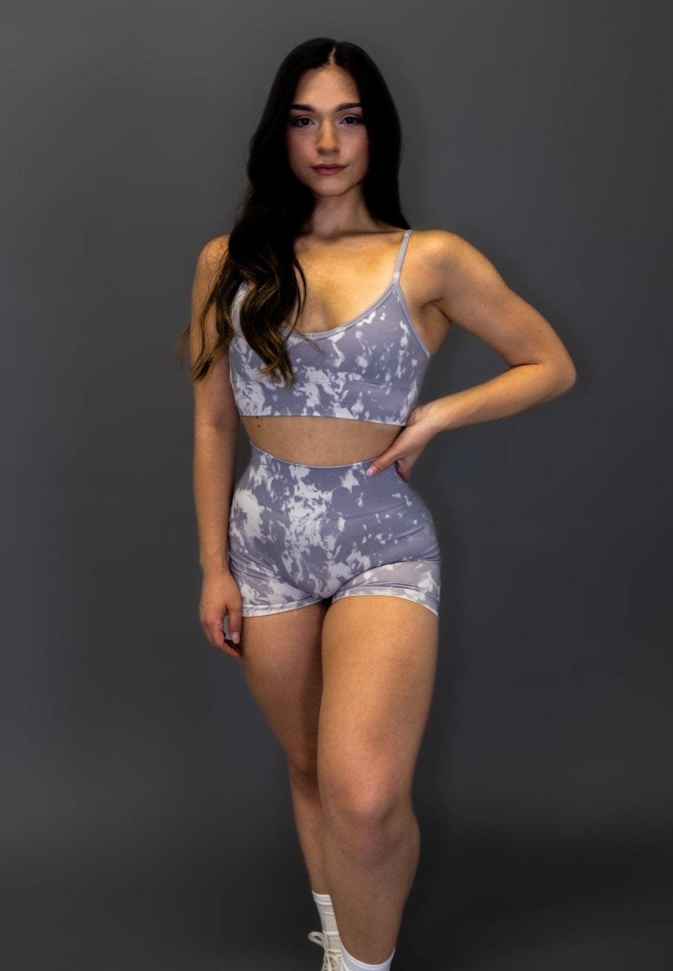 GREY CAMO PERFORMANCE BRA