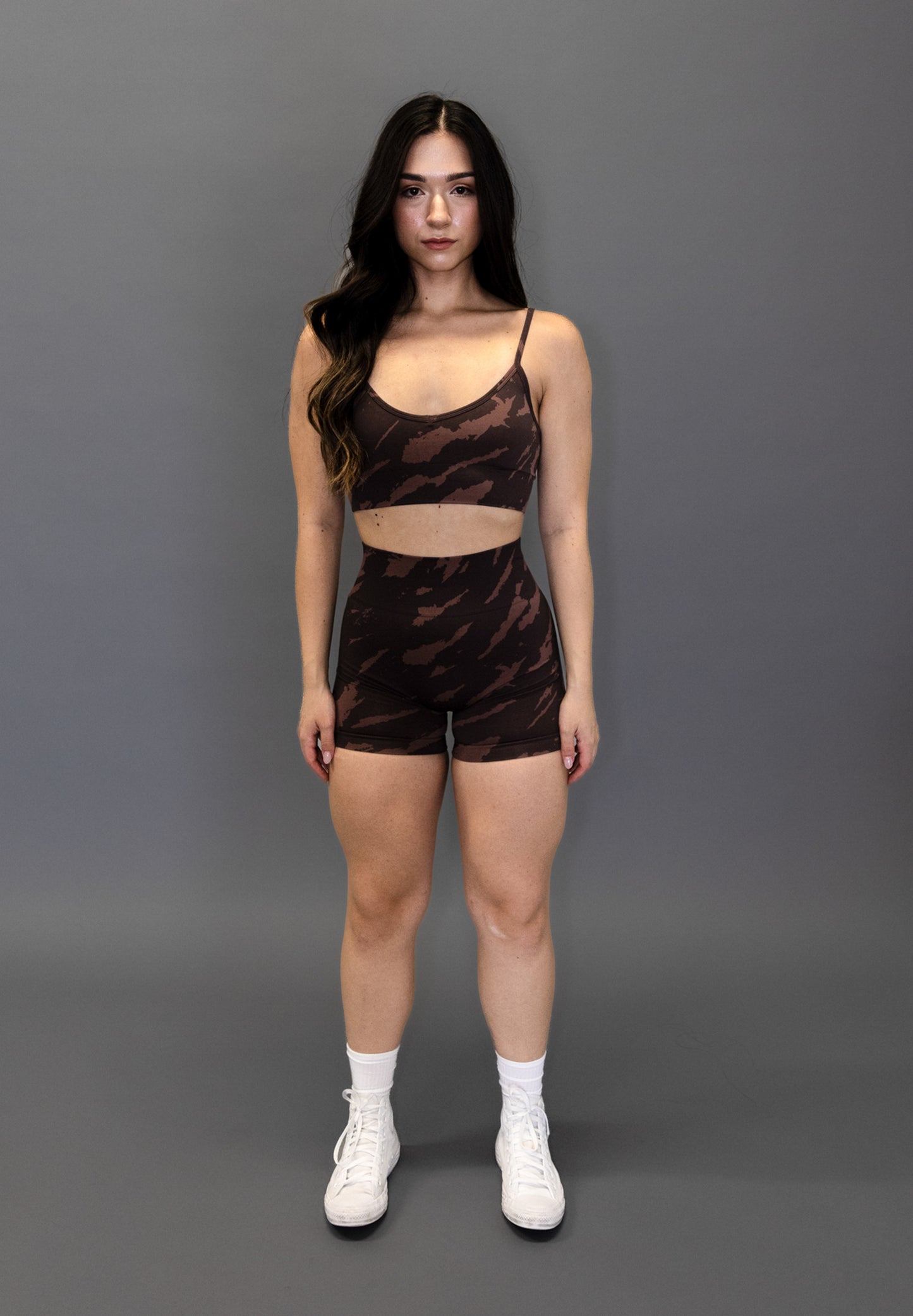 BROWN CAMO PERFORMANCE BRA