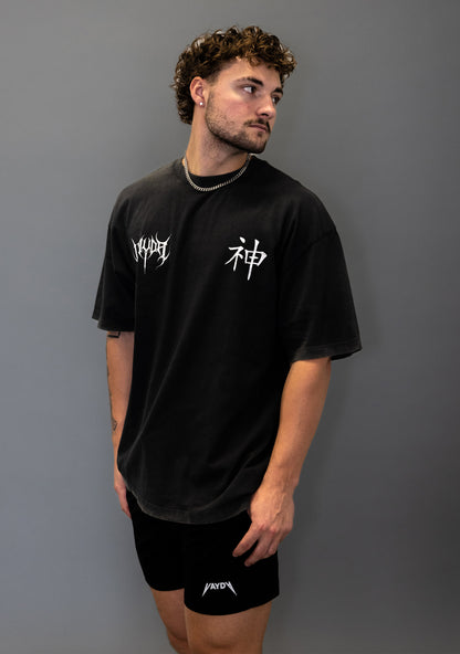DARK CONVENT OVERSIZED TEE VINTAGE BLACK