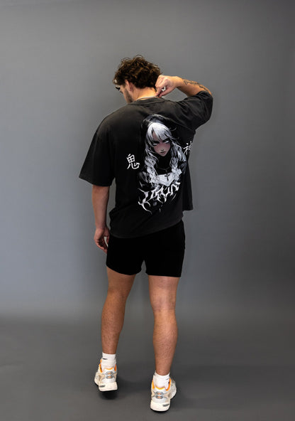 DARK CONVENT OVERSIZED TEE VINTAGE BLACK