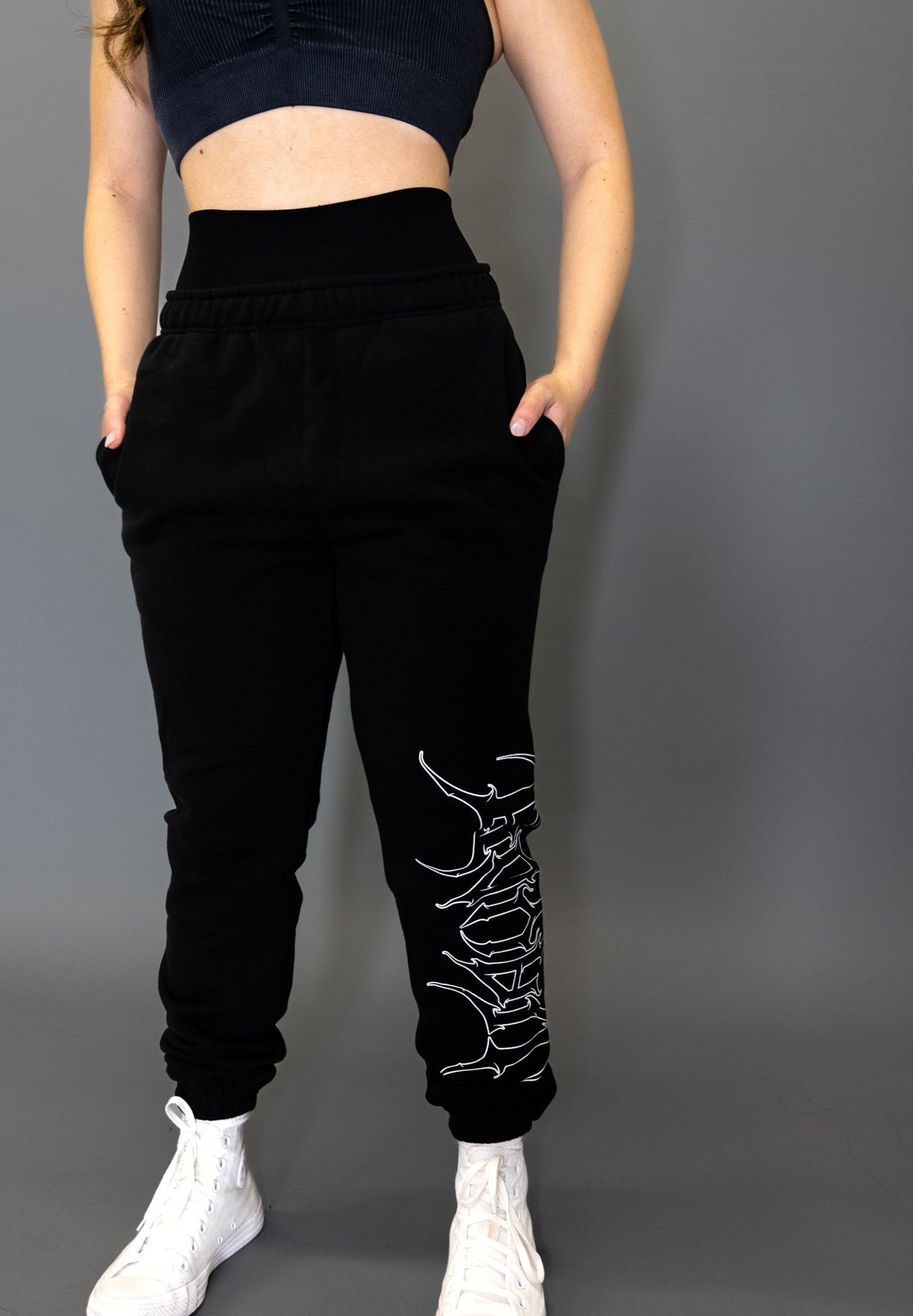 SIGNATURE EDGE LOGO JOGGERS BLACK