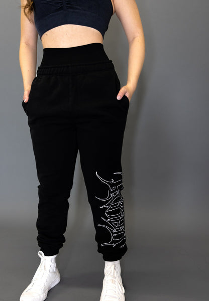 SIGNATURE EDGE LOGO JOGGERS BLACK
