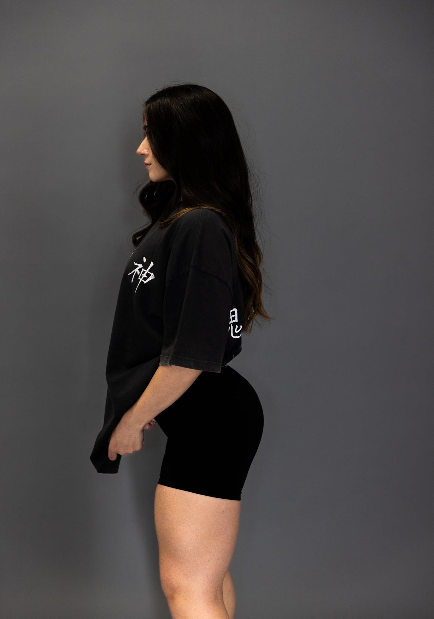 DARK CONVENT OVERSIZED TEE VINTAGE BLACK