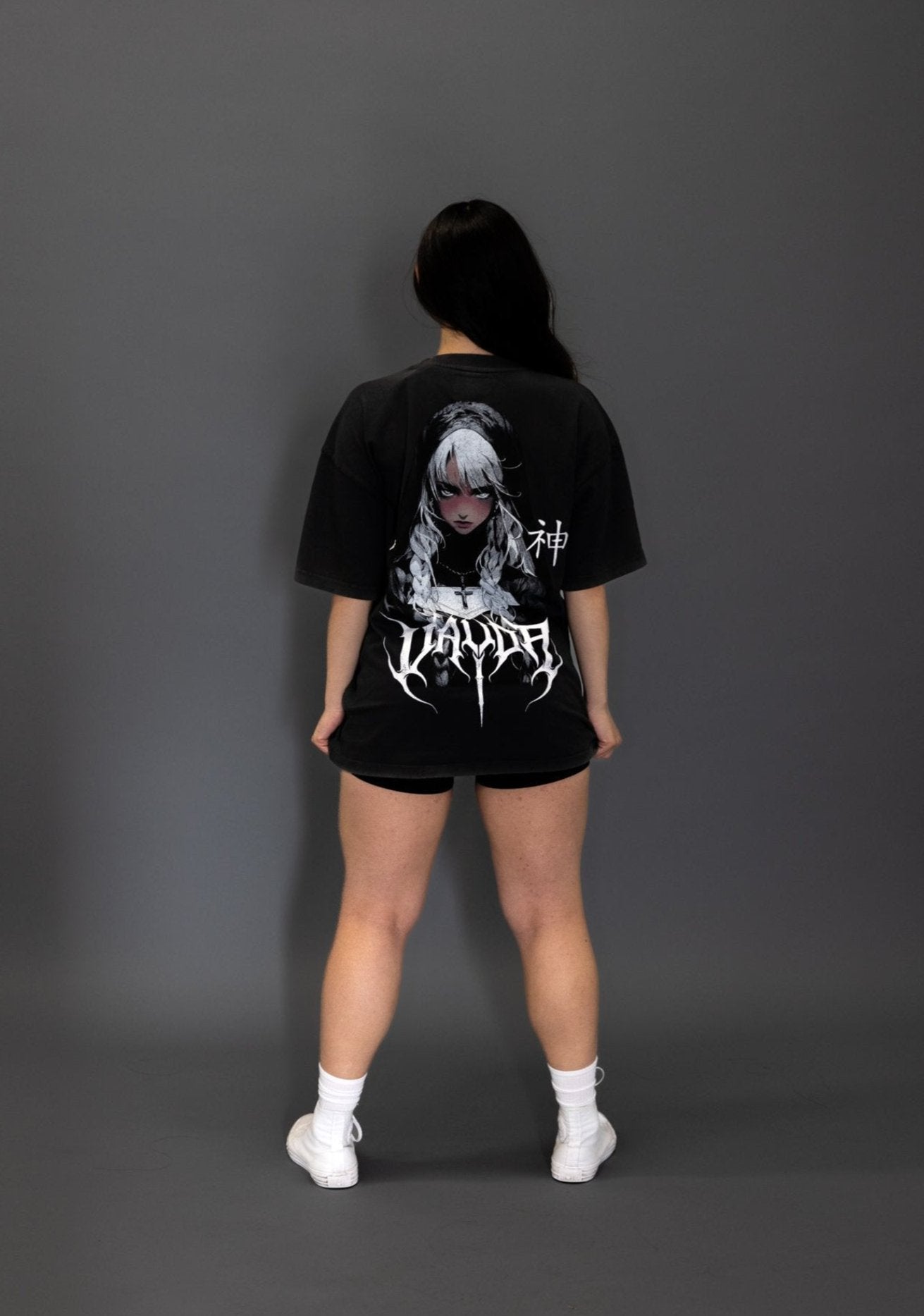 DARK CONVENT OVERSIZED TEE VINTAGE BLACK