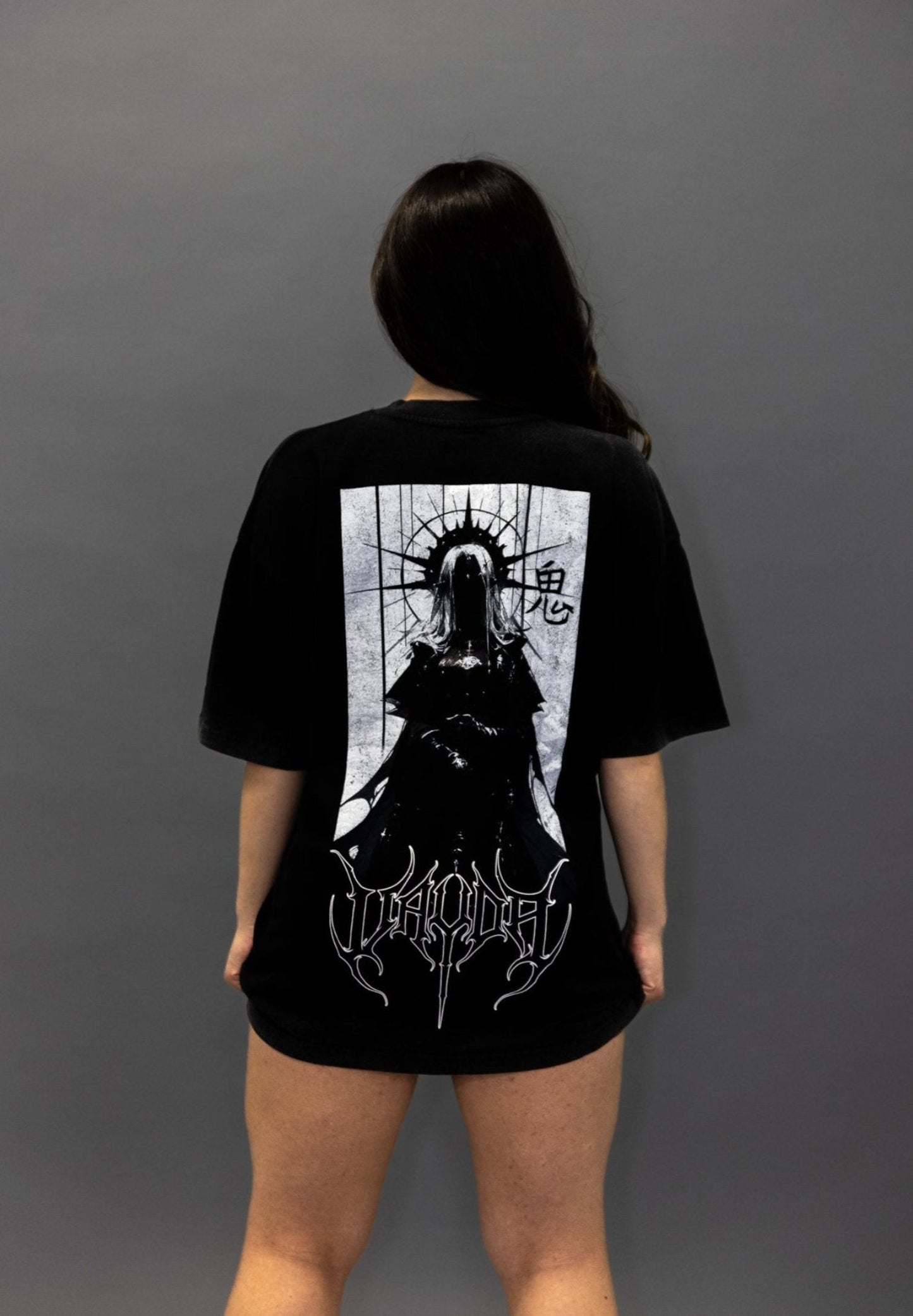 DIVINE DUALITY OVERSIZED TEE VINTAGE BLACK