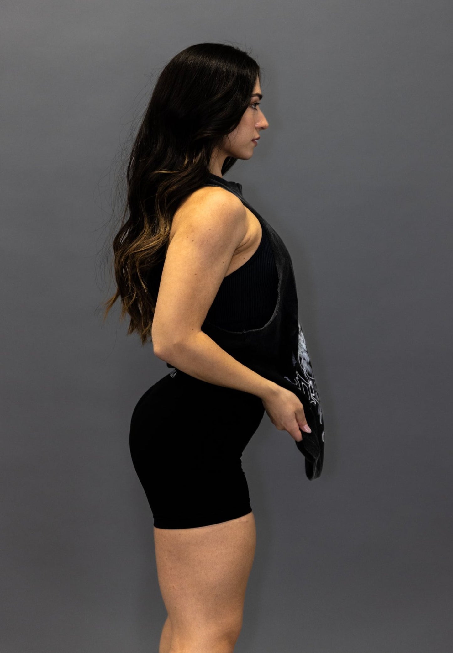 DARK CONVENT TANK TEE VINTAGE BLACK