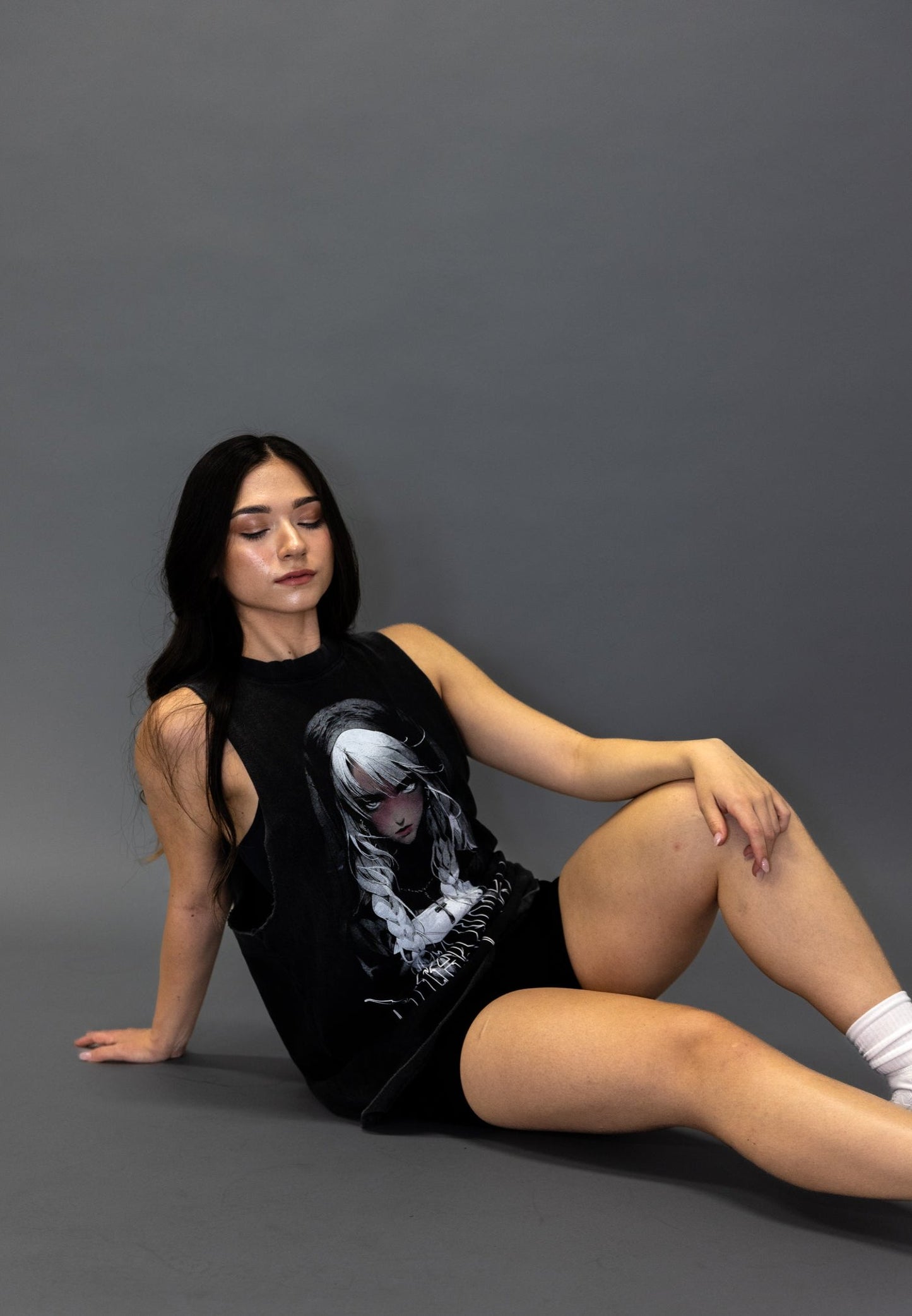 DARK CONVENT TANK TEE VINTAGE BLACK