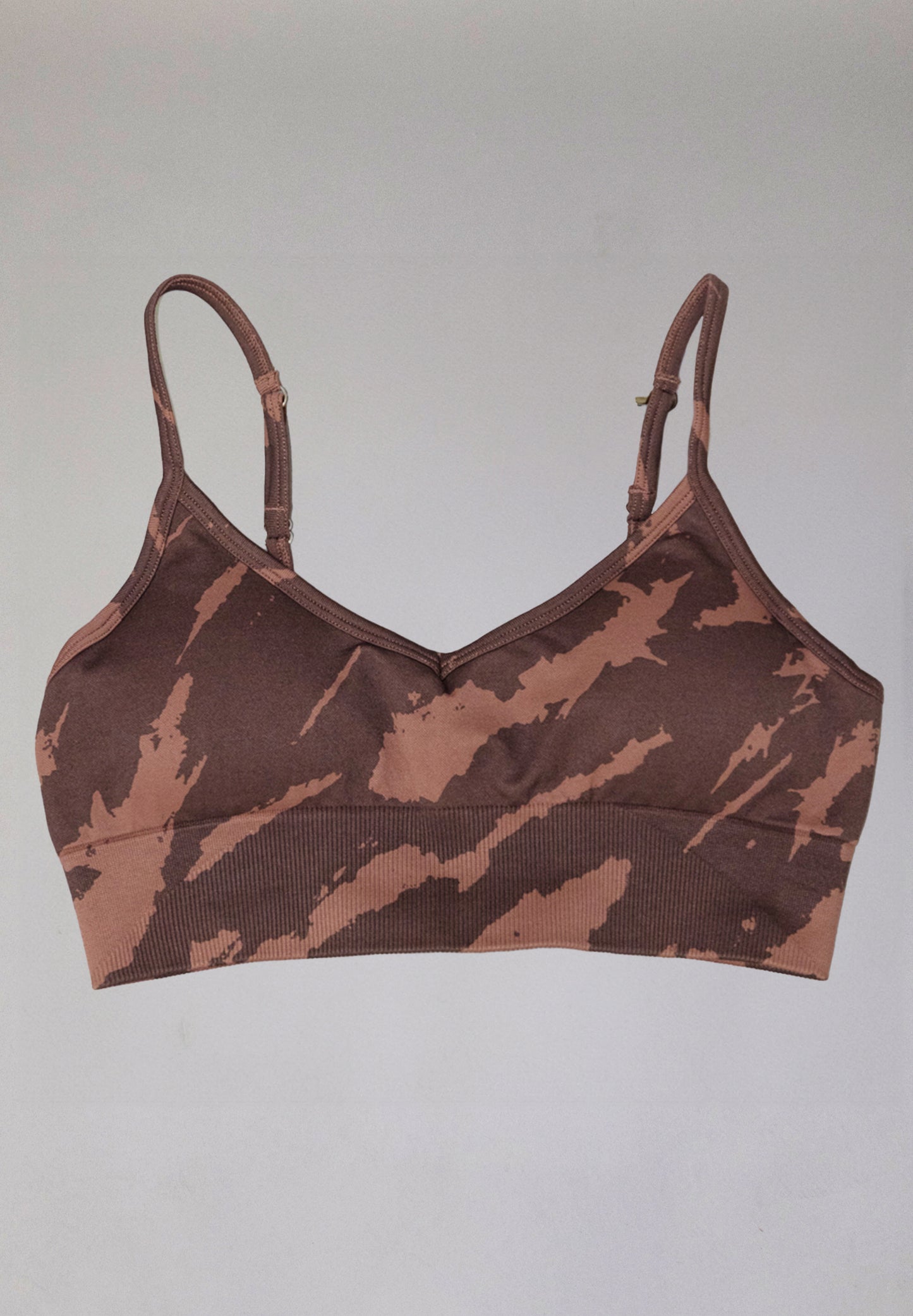 BROWN CAMO PERFORMANCE BRA