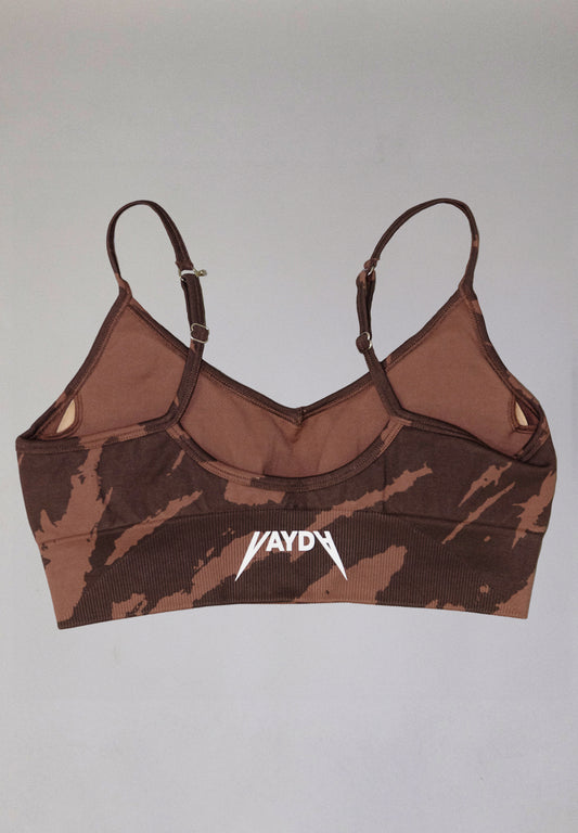 BROWN CAMO PERFORMANCE BRA