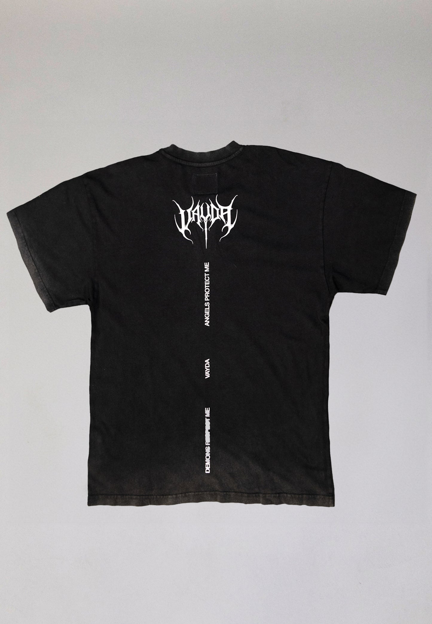 HELLFIRE GUARDIAN OVERSIZED TEE VINTAGE BLACK
