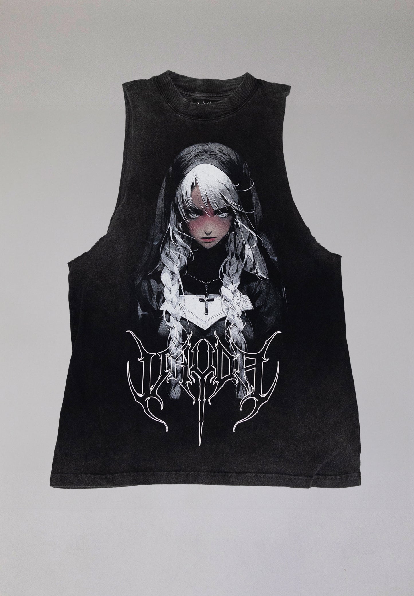 DARK CONVENT TANK TEE VINTAGE BLACK