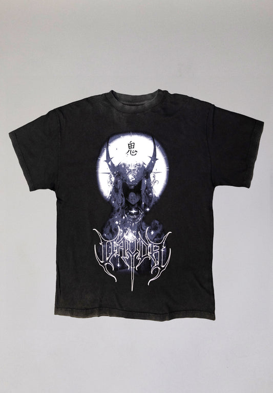HELLFIRE GUARDIAN OVERSIZED TEE VINTAGE BLACK